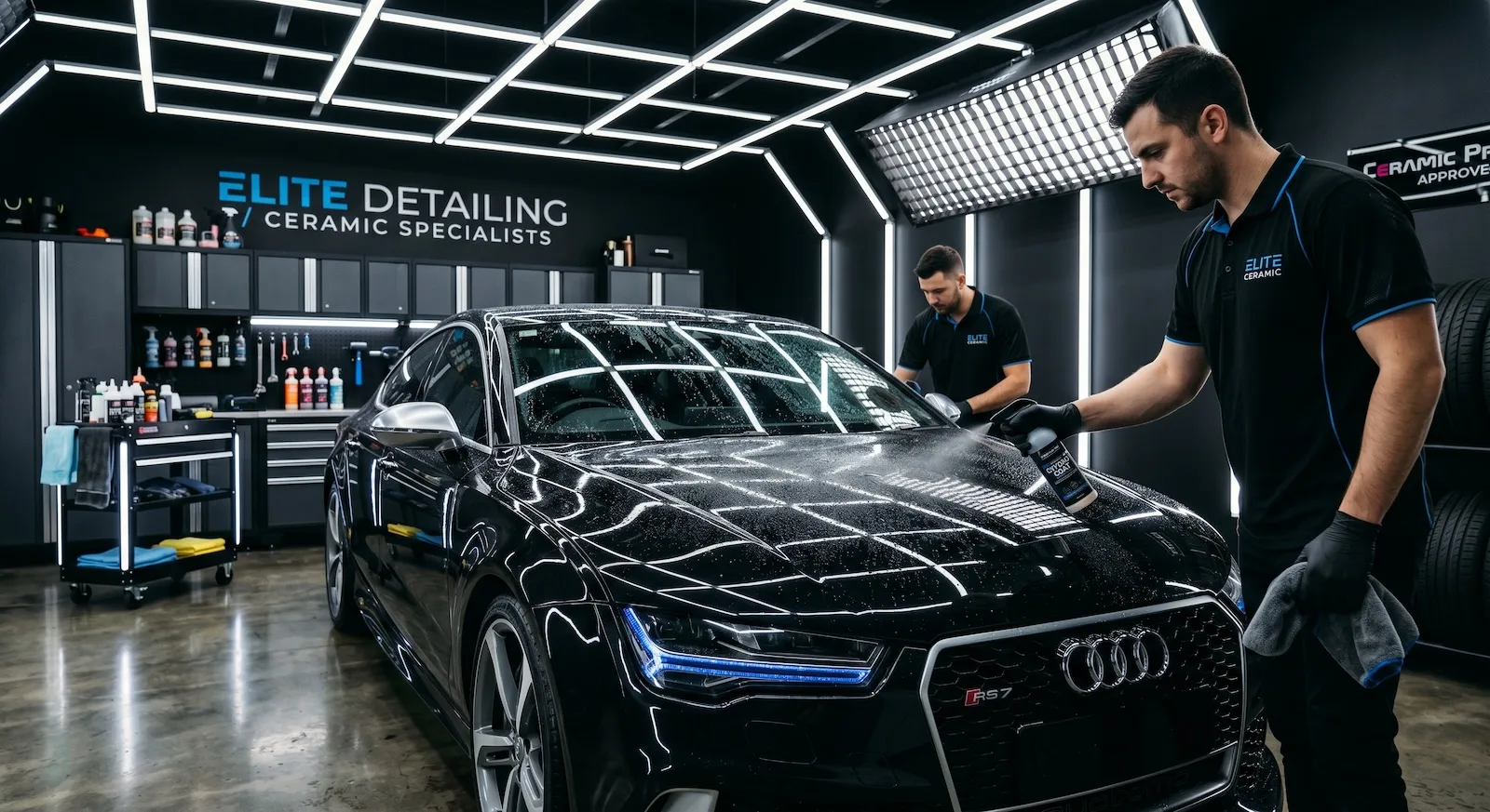 Rapid City Auto Detailing crew at work in Rapid City, SD