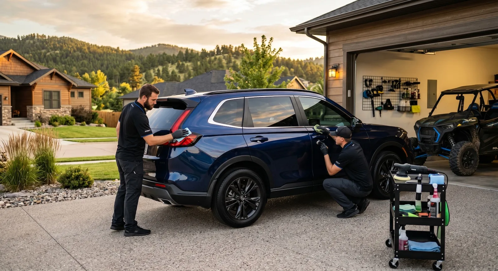 Rapid City Auto Detailing crew at work in Rapid City, SD